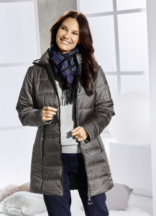 Winterjacken - Jacke mit 2-Wege-Reißverschluss, in Größe 036 bis 052, in Farbe GRAFIT Ansicht 1