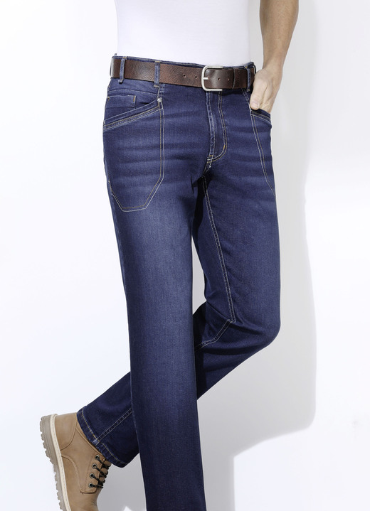 Jeans - «Francesco Botti»-Jeans in 3 Farben Jeans - «Francesco Botti»-Jeans in 3 Farben, in Größe 024 bis 062, in Farbe DUNKELJEANS