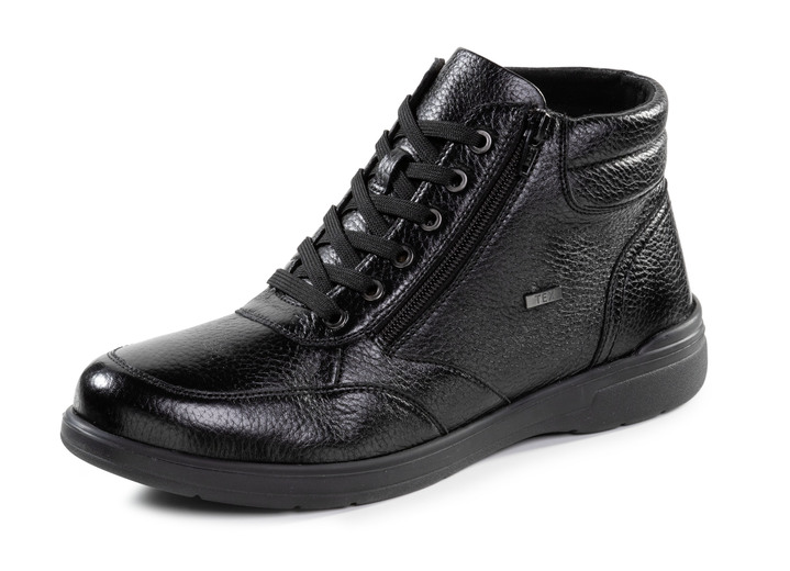 Stiefeletten - GINO GALANTE, gefütterte Herren-Boots, Winterschuhe, mit Reissverschluss, in Größe 040 bis 045, in Farbe SCHWARZ Ansicht 1