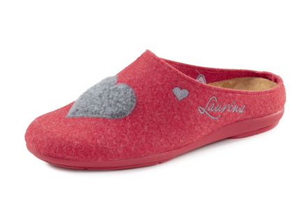Laurina, klassische Damen-Hausschuhe, mit herausnehmbarem Fussbett