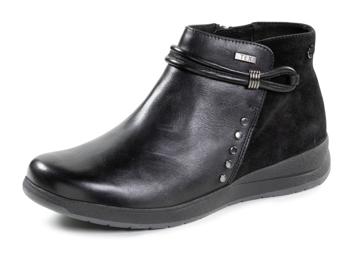 Stiefel & Stiefeletten - ELENA EDEN, atmungsaktive Damen-Boots, Weite H, mit herausnehmbarem Fussbett, in Größe 036 bis 042, in Farbe SCHWARZ Ansicht 1