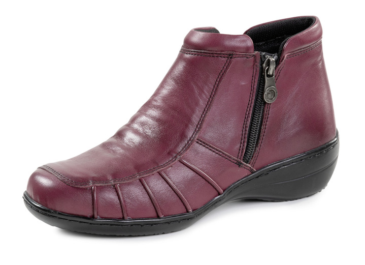 Stiefel & Stiefeletten - ELENA EDEN, bequeme Damen-Boots, Weite H, mit herausnehmbarem Fussbett, in Größe 036 bis 042, in Farbe BURGUND Ansicht 1