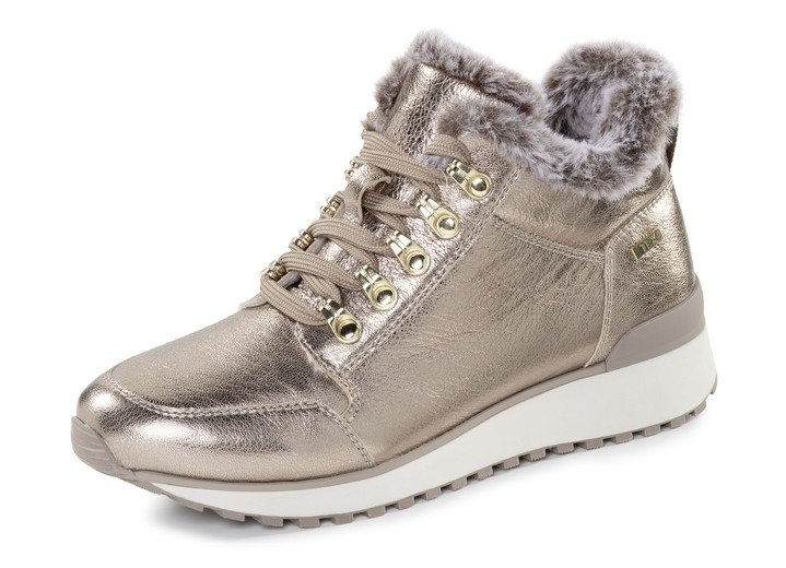Stiefel & Stiefeletten - ELENA EDEN, gefütterte Damen-Boots, Winterschuhe, Weite G, mit herausnehmbarem Fussbett, in Größe 036 bis 042, in Farbe GOLDBRONZE Ansicht 1