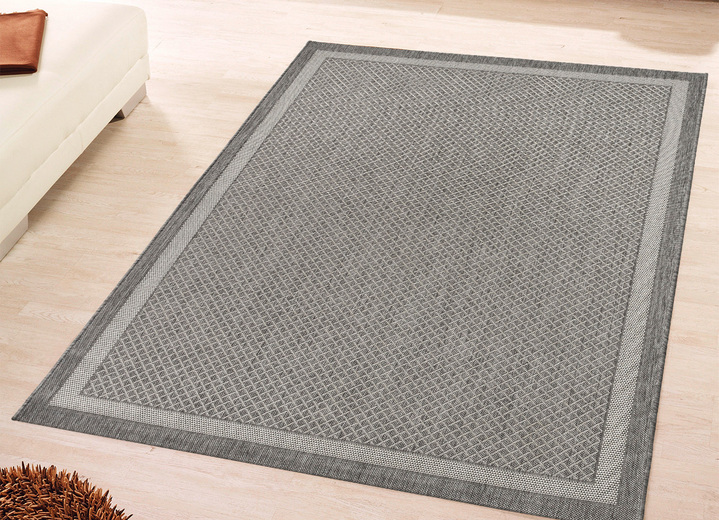 Modern - Angenehm flache Brücken und Teppiche in Sisaloptik, in Größe 112 (Brücke, 60x110 cm) bis 282 (Teppich 200x290 cm), in Farbe HELLGRAU Ansicht 1