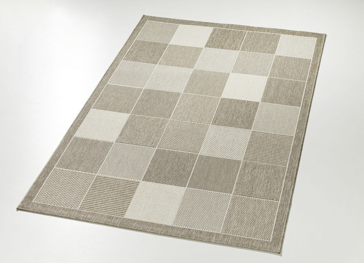 Terrassenboden - Brücken und Teppiche in Sisaloptik für innen und aussen, in Größe 112 (Brücke, 60x110 cm) bis 282 (Teppich, 200x290 cm), in Farbe CREME Ansicht 1