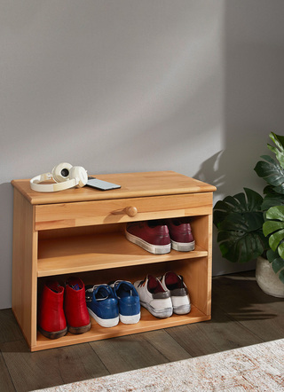 Schuhregal mit Schublade