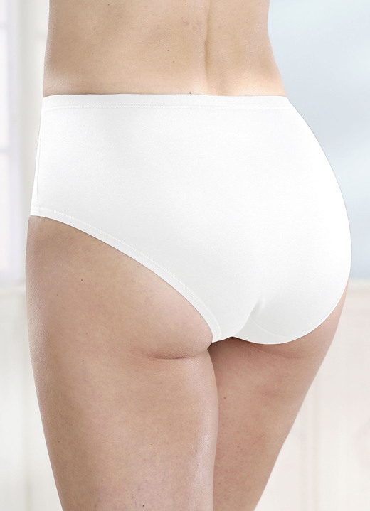 Slips - Sloggi Dreierpack Slips mit BIO-Baumwolle, in Größe L (44/46) bis XXL (52/54), in Farbe ECRU Ansicht 1