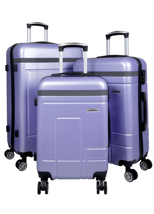 Reisekoffer - Hartschalen-Kofferset, 3-teilig, in Farbe BLAU Ansicht 1
