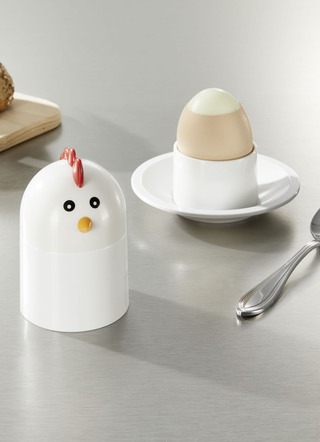 3-in-1 Eierköpfer, Eierbecher und Warmhalter