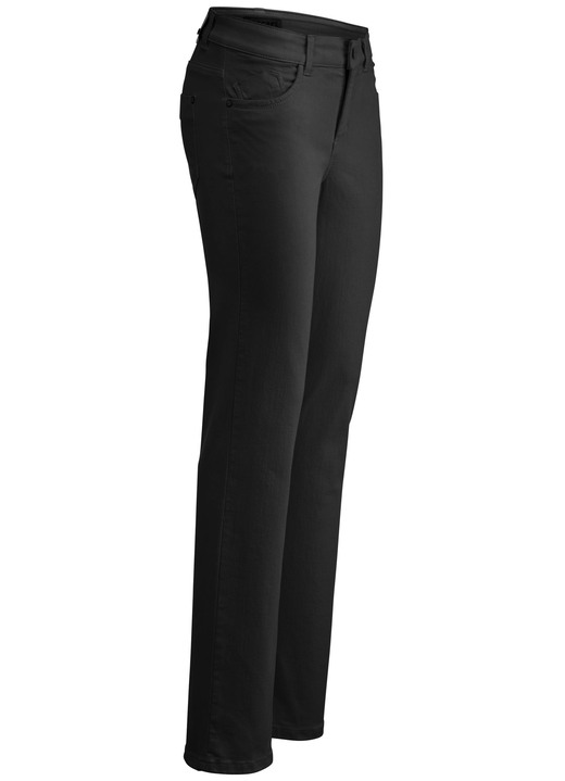 Jeans - Magic-Jeans in 5-Pocket-Form, in Größe 017 bis 050, in Farbe SCHWARZ Ansicht 1