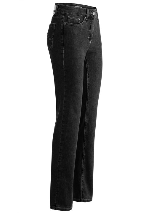 Hosen mit Knopf- und Reissverschluss - Komfortjeans ROMI, in Größe 018 bis 052, in Farbe SCHWARZ Ansicht 1