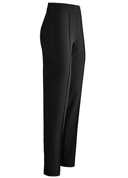 Hosen in Schlupfform - Hose mit schmaler Fußweite Hosen in Schlupfform - Hose mit schmaler Fußweite, in Größe 018 bis 052, in Farbe SCHWARZ