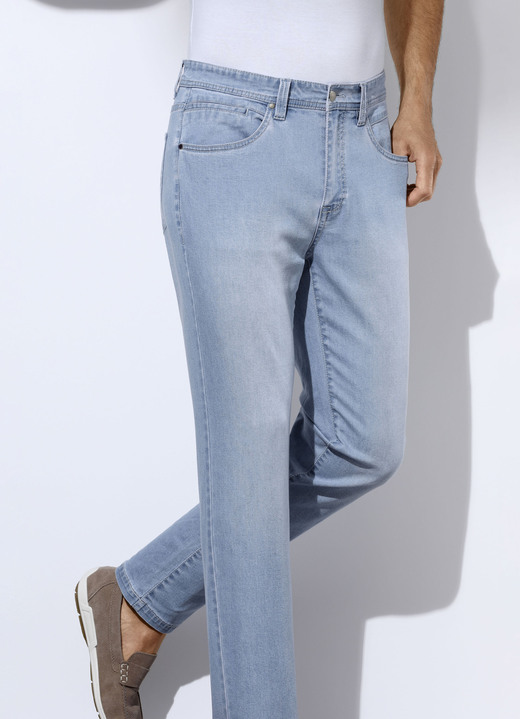 Jeans - Sommerliche Jeans in 3 Farben, in Größe 024 bis 060, in Farbe HELLJEANS Ansicht 1