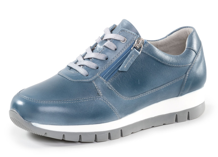 Slipper & Schnürschuhe - ELENA EDEN, sportliche Damen-Sneaker, Weite H, mit herausnehmbarem Fussbett, in Größe 036 bis 042, in Farbe JEANS Ansicht 1
