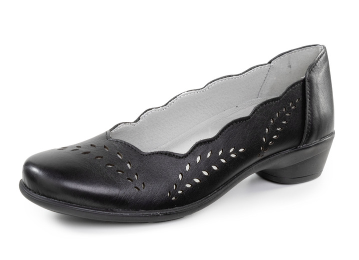Pumps & Ballerina - ELENA EDEN Pumps mit luftiger Perforation, in Größe 036 bis 042, in Farbe SCHWARZ Ansicht 1