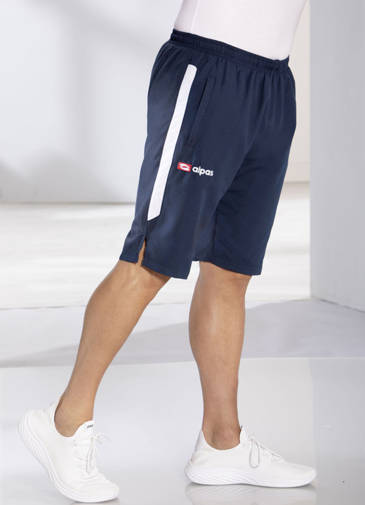 Freizeithosen - Shorts von «alpas», in Größe 3XL (58) bis XXL (56), in Farbe MARINE Ansicht 1