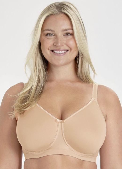 BH mit Formbügel - Miss Mary Bügel-BH mit atmungsaktiven Cups, in Größe 075 bis 105, in Cup C, in Farbe BEIGE Ansicht 1