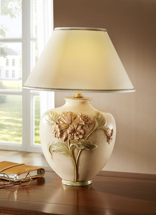 Tischlampe aus italienischer Keramik