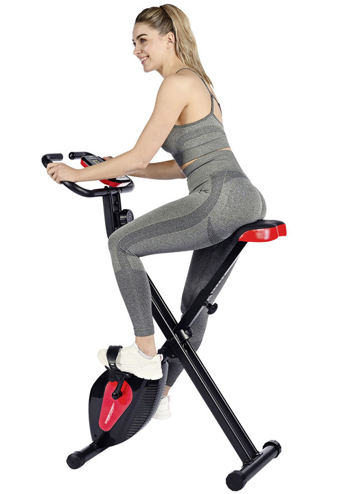 - «Christopeit» Heimtrainer X-Bike, in Farbe SCHWARZ Ansicht 1