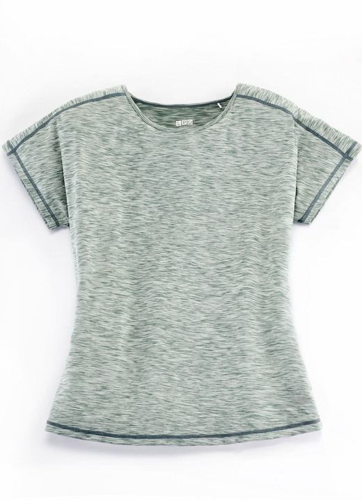 Freizeitanzüge - Funktionsshirt von «LPO», in Größe 038 bis 050, in Farbe SALBEI MELIERT Ansicht 1
