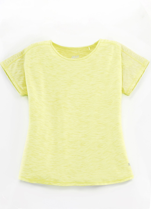 Freizeitanzüge - Funktionsshirt von «LPO», in Größe 038 bis 050, in Farbe LIMETTE MELIERT Ansicht 1
