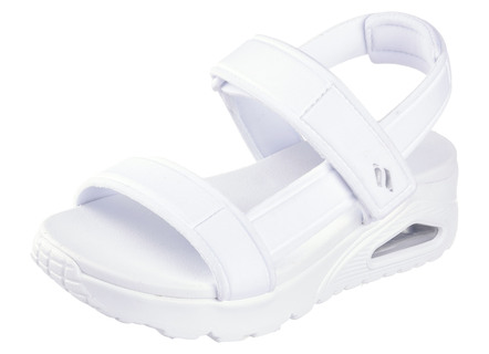 SKECHERS Sandale aus dehnbarem Textilmaterial