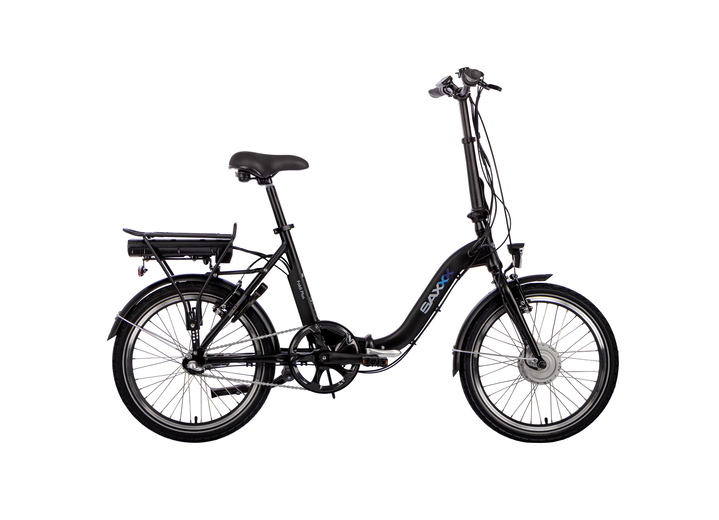 Elektromobilität - E-Falt-Bike Foldi Plus, in Farbe SCHWARZ Ansicht 1