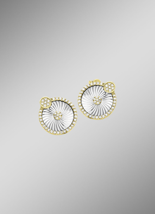 Ohrschmuck - Strahlende Eleganz: Ohrstecker mit 86 Diamanten, in Farbe  Ansicht 1