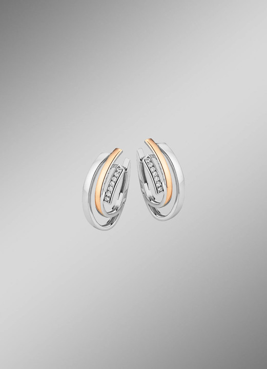 Ohrschmuck - Exquisiten Klappcreolen, in Farbe  Ansicht 1