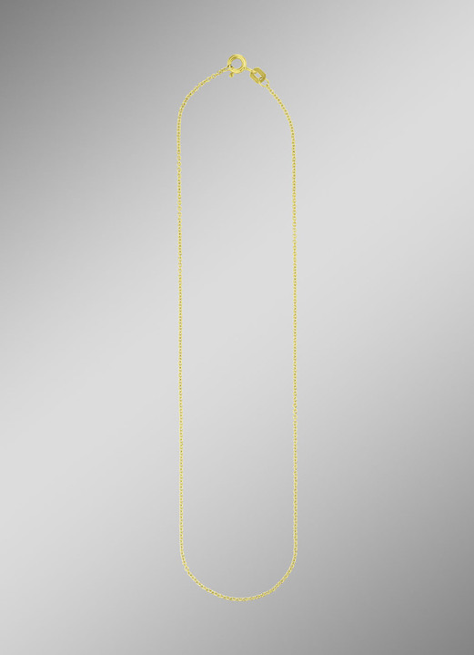 Halsketten - Ankerkette aus Gold, in Farbe  Ansicht 1
