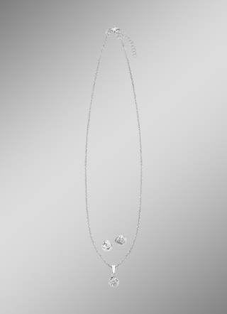 Wunderschönes Schmuck-Set aus Silber, 2-teilig