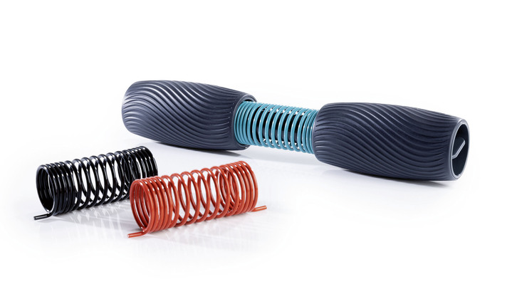 Fitness -  Hand-und Unterarmtrainer Reflexit, in Farbe GRAU-TÜRKIS Ansicht 1