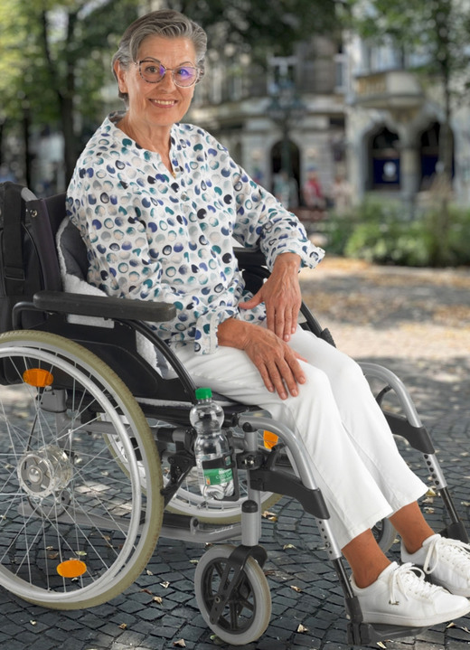 Rollatoren & Rollstühle - Rollstuhl-/Rollator-Getränkehalter, in Farbe SCHWARZ Ansicht 1