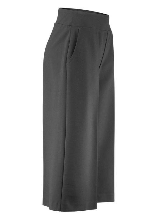 Culotten - Schicke Culotte in Schlupfform, in Größe 018 bis 052, in Farbe ANTHRAZIT Ansicht 1