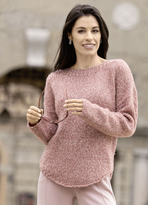Basics - Pullover aus Melangegarn, in Größe L(44/46) bis XS(32/34), in Farbe HUMMER MELIERT Ansicht 1