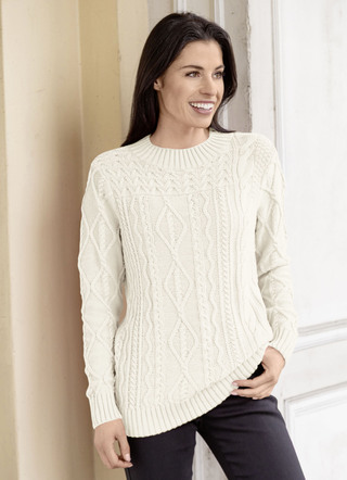 Pullover mit nachhaltig recycelter Baumwolle