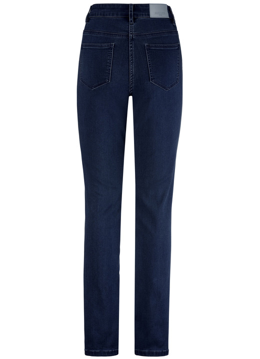 Hosen mit Knopf- und Reissverschluss - Jeans in 5-Pocket-Form, in Größe 018 bis 052, in Farbe DUNKELBLAU Ansicht 1
