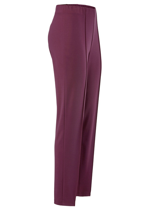Hosen in Schlupfform - Hose mit angeschnittenem Bund Hosen in Schlupfform - Hose mit angeschnittenem Bund, in Größe 019 bis 054, in Farbe BORDEAUX