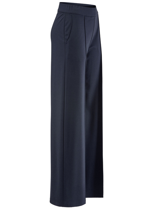 Hosen in Schlupfform - Hose mit streckenden Biesen Hosen in Schlupfform - Hose mit streckenden Biesen, in Größe 019 bis 054, in Farbe MARINE