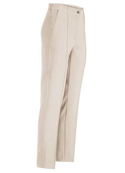 Hosen in Schlupfform - Hose mit angeschnittenem Bund Hosen in Schlupfform - Hose mit angeschnittenem Bund, in Größe 018 bis 052, in Farbe BEIGE