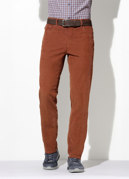 Hosen - «Francesco Botti»-Cordhose in 4 Farben Hosen - «Francesco Botti»-Cordhose in 4 Farben, in Größe 024 bis 062, in Farbe ROST