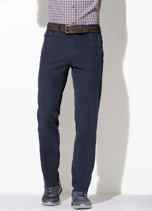 Hosen - «Francesco Botti»-Cordhose in 4 Farben Hosen - «Francesco Botti»-Cordhose in 4 Farben, in Größe 024 bis 062, in Farbe MARINE