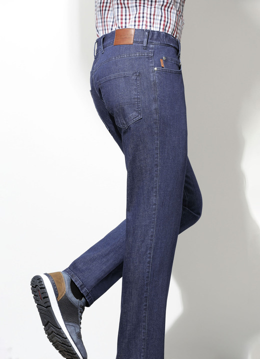 Jeans - «Francesco Botti»-Jeans mit Komfortbund in 3 Farben Jeans - «Francesco Botti»-Jeans mit Komfortbund in 3 Farben, in Größe 024 bis 062, in Farbe DUNKELJEANS