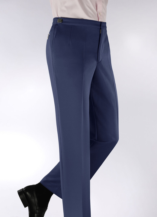 Hosen - «Klaus Modelle»-Bundverstellerhose in 4 Farben Hosen - «Klaus Modelle»-Bundverstellerhose in 4 Farben, in Größe 025 bis 060, in Farbe MARINE