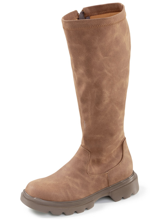 Stiefel & Stiefeletten - Andrea Conti, klassische Damen-Stiefel, mit Innenreissverschluss, in Größe 036 bis 042, in Farbe BRAUN Ansicht 1