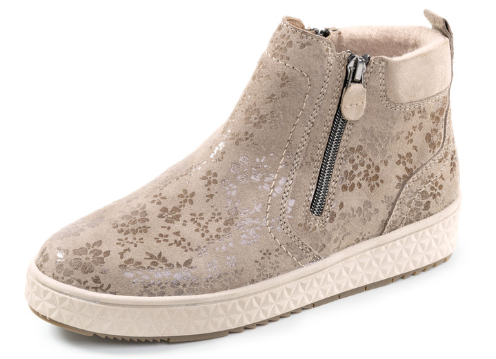 Stiefel & Stiefeletten - ELENA EDEN, schicke Damen-Boots, Weite H, mit herausnehmbarem Fussbett, in Größe 036 bis 042, in Farbe TAUPE Ansicht 1