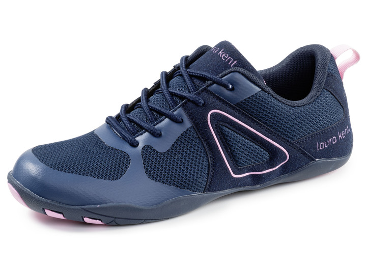 Laura Kent - LAURA KENT, trendige Damen-Barfußschuhe, mit herausnehmbarem Fussbett, in Größe 036 bis 042, in Farbe MARINE-ROSA Ansicht 1