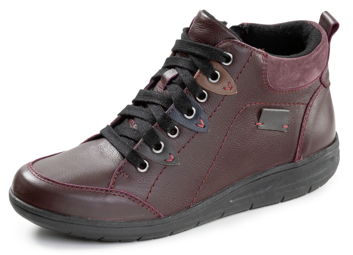 Stiefel & Stiefeletten - ELENA EDEN, bequeme Damen-Boots, Weite H, mit herausnehmbarem Fussbett, in Größe 036 bis 042, in Farbe BURGUND Ansicht 1
