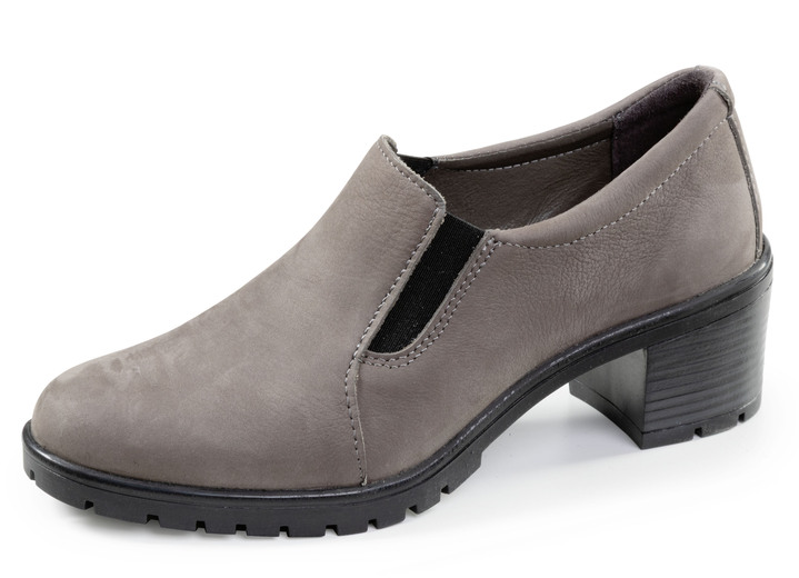 Pumps & Ballerina - ELENA EDEN, eleganter Damen-Trotteur, Weite H, mit herausnehmbarem Fussbett, in Größe 036 bis 042, in Farbe TAUPE Ansicht 1