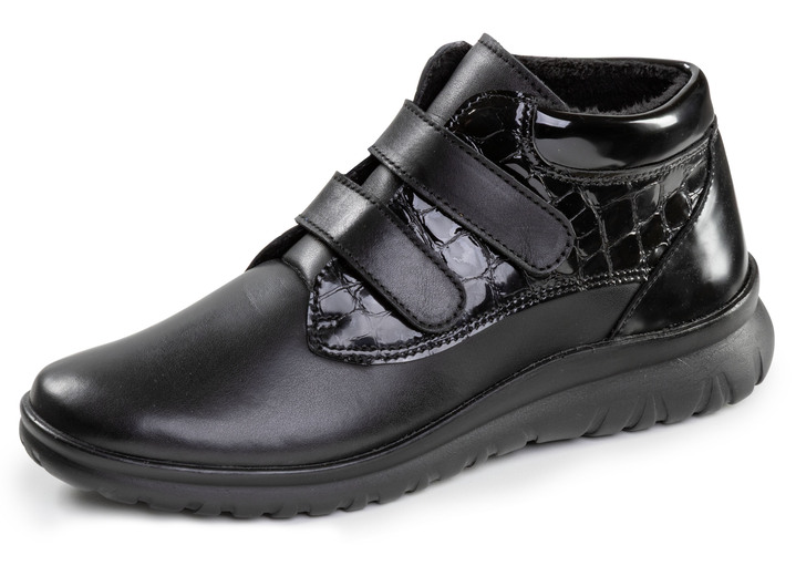 Stiefel & Stiefeletten - ELENA EDEN, gefütterte Damen-Boots, Winterschuhe, Weite G, mit herausnehmbarem Fussbett, in Größe 036 bis 042, in Farbe SCHWARZ Ansicht 1